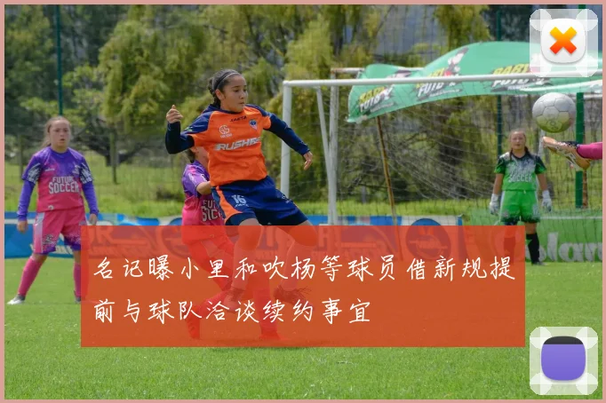 名记曝小里和吹杨等球员借新规提前与球队洽谈续约事宜